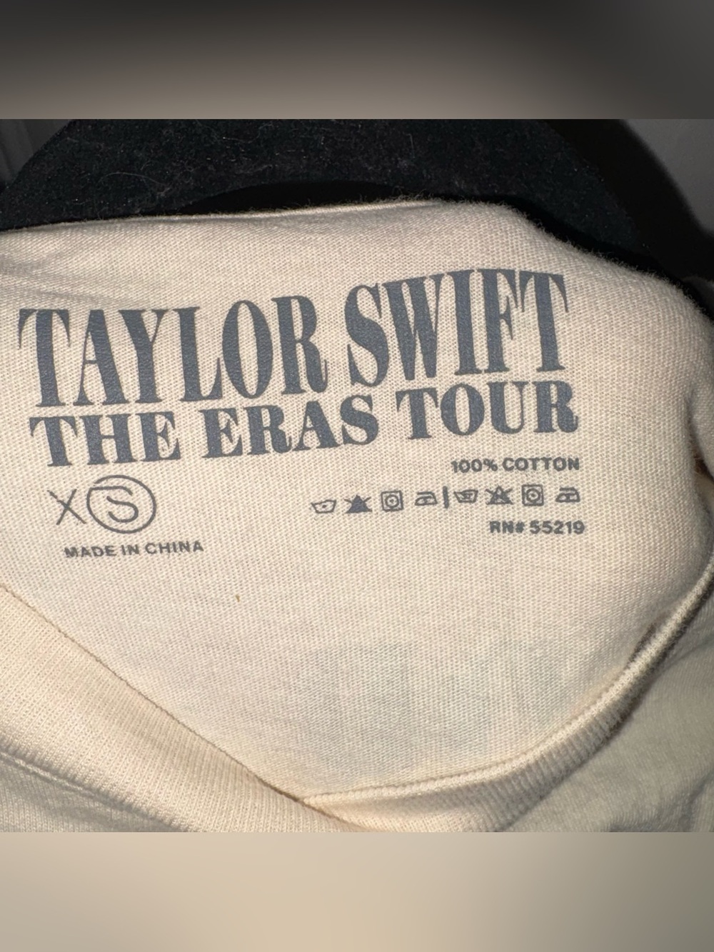 Taylor Swift Beige The Eras Tour Graphic Tee with Multicolor Photo Grid - Picture 3 of 3
